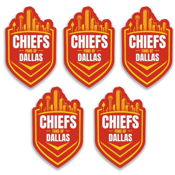 Red Stickers Set Of 5 Thumbnail