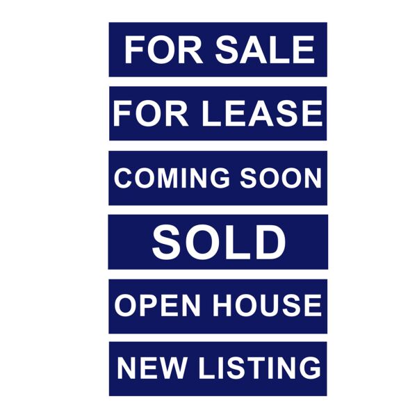 Real Estate Rider Signs 36x6 Thumbnail